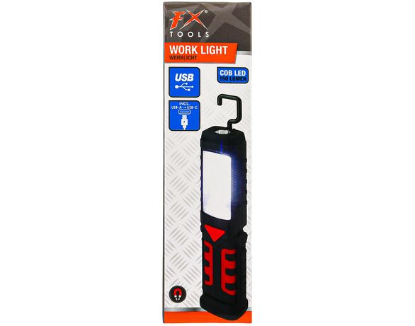 Ліхтар LED портативний акумуляторний з гачком FX TOOLS Аврора вартість