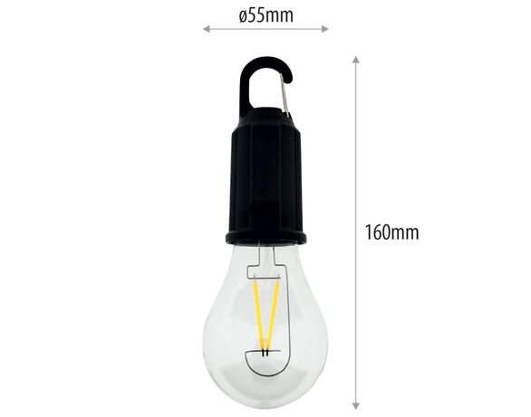 Ліхтарик кемпінговий LED акумуляторний підвісний Trixline TR 347M 3 Вт Аврора картинка 3 з доставкою