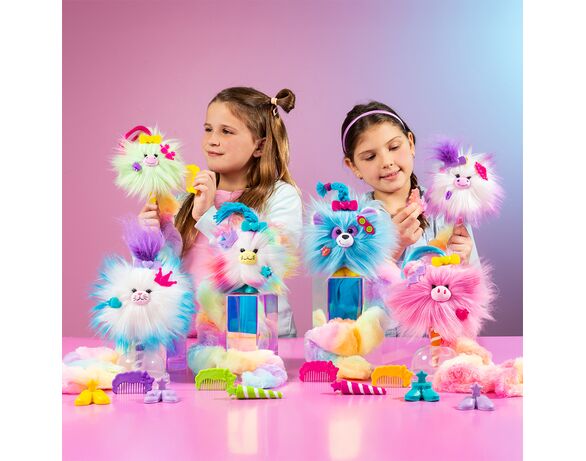 Іграшка м'яка колекційна COTTON CANDYKINS W2 Пухнастий улюбленець Аврора картинка 5 недорого