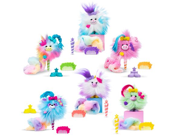 Іграшка м'яка колекційна COTTON CANDYKINS W2 Пухнастий улюбленець Аврора картинка 6 недорого