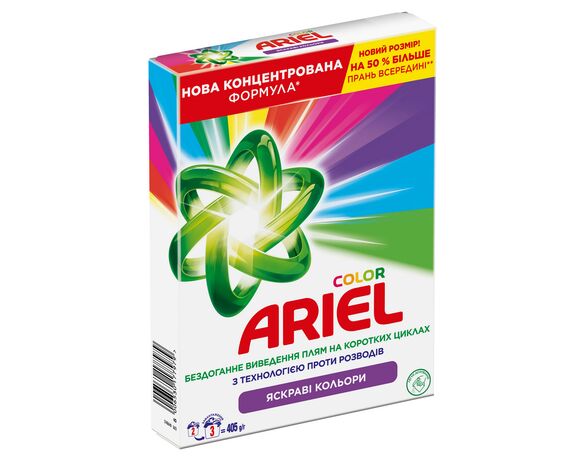 Порошок для прання автомат ARIEL Колор 405 г в інтернет-магазині Аврора