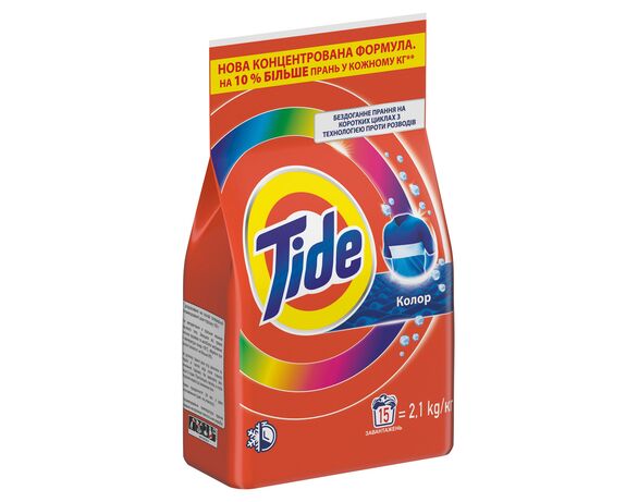 Порошок для прання автомат TIDE Колор 2,1 кг Аврора відгуки