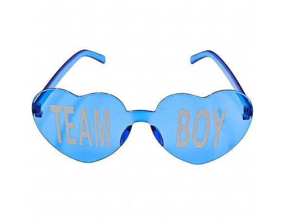 Окуляри тематичні для гендерної вечірки Team Boy Аврора фото