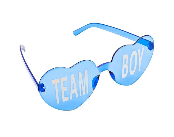 Окуляри тематичні для гендерної вечірки Team Boy Аврора картинка 2 каталог