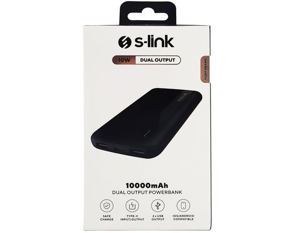 Пристрій зарядний PowerBank S-link 10000 mAh Аврора купити