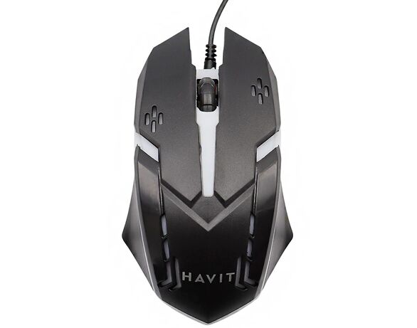 Миша комп'ютерна дротова HAVIT MS4237 USB чорна в інтернет-магазині Аврора