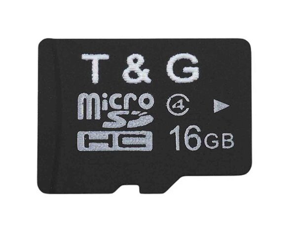 Карта пам'яті без адаптера T&G microSDHC Сlass 4 16 Гб Аврора картинка 2 недорого