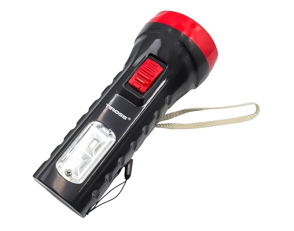 Ліхтарик ручний LED акумуляторний з вилкою Tiross TS3027 колір мікс Аврора картинка 3 вартість