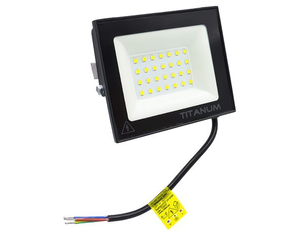 Прожектор LED TITANUM TLF206 20Вт 6500K 220В Аврора картинка 5 з доставкою