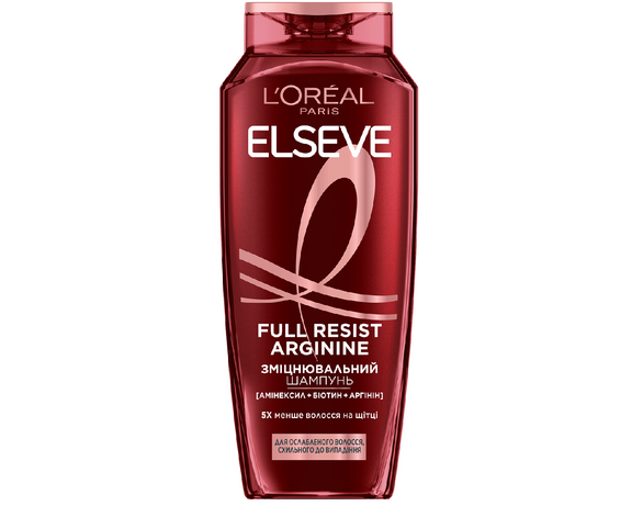 Шампунь для ослабленого волосся LOREAL ELSEVE Аrgin Resist 400 мл Аврора фото