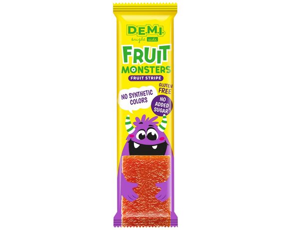 Пастила фруктова D.E.M.I Fruit Monsters із соком полуниці 15 г Аврора відгуки
