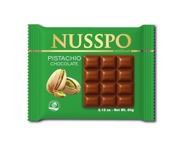 Шоколад молочний NUSSPO з фісташками 60 г Аврора відгуки