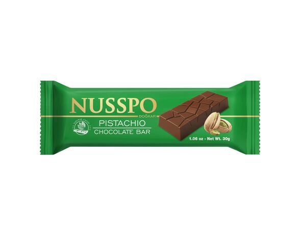 Шоколад молочний NUSSPO з фісташками 30 г Аврора каталог