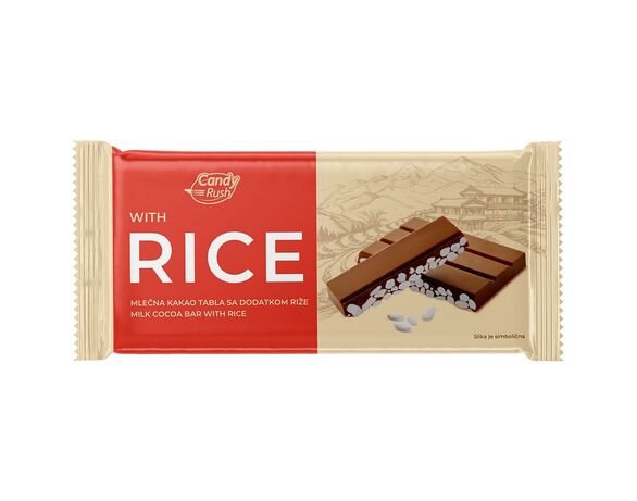 Десерт какао-молочний Candy Rush Rice 130 г Аврора фото