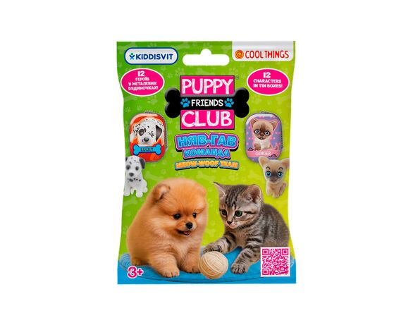 Фігурка-сюрприз COOL THINGS серія Puppy Club НЯВ-ГАВ КОМАНДА Аврора недорого