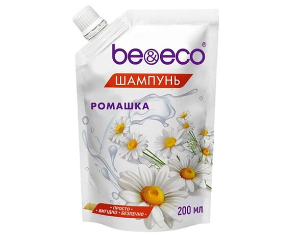 Шампунь для волосся Be&Eco Ромашка дой-пак 200 мл в інтернет-магазині Аврора