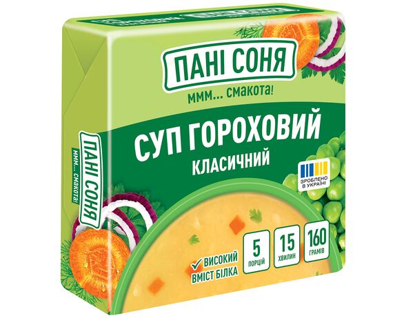 Суп гороховий Пані Соня Класичний 160 г в Аврорі