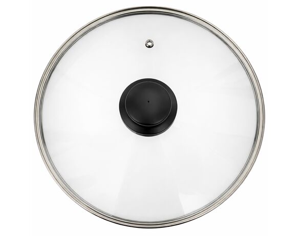 Кришка для посуду скляна Holmer Basic d=26 см Аврора вартість