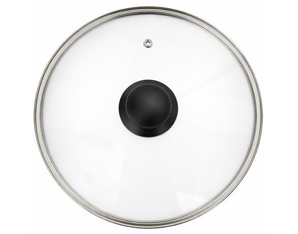 Кришка для посуду скляна Holmer Basic d=28 см Аврора вартість