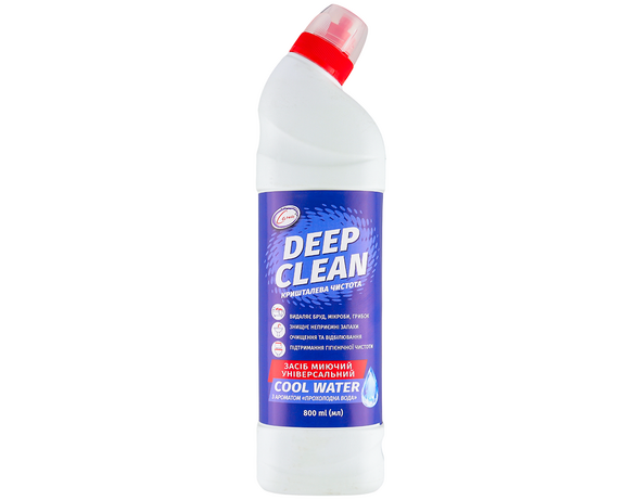Засіб для чищення універсальний Сана Deep Clean Прохолодна вода 800 мл Аврора каталог