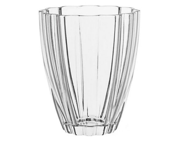 Ваза для квітів скляна TREND GLASS KLARA прозора 17 см Аврора ціна