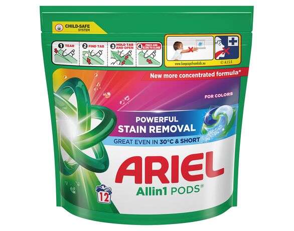 Капсули для прання ARIEL Все-в-1 Колор 17,6 г х 12 шт/уп Аврора недорого