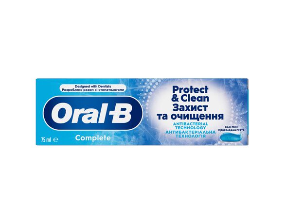 Паста зубна ORAL-B Complete Захист&Очищення 75 мл Аврора картинка 3 купити