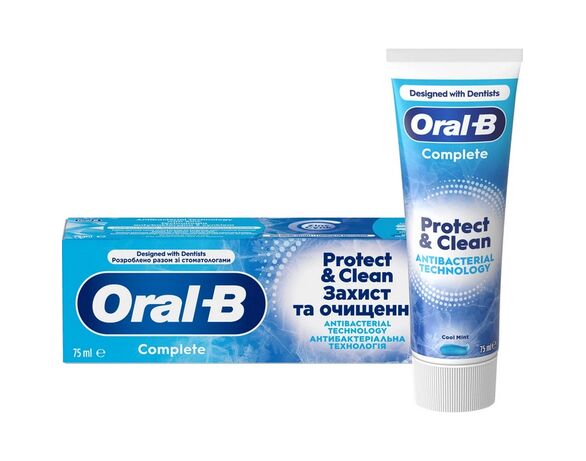 Паста зубна ORAL-B Complete Захист&Очищення 75 мл Аврора недорого