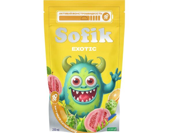 Напій соковий безалкогольний негазований Sofik Exotic Гуава 200 мл Аврора з доставкою