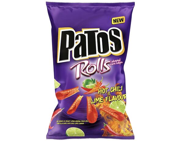 Чипси кукурудзяні PATOS Rolls Гострий чилі, лайм 90 г Аврора відгуки