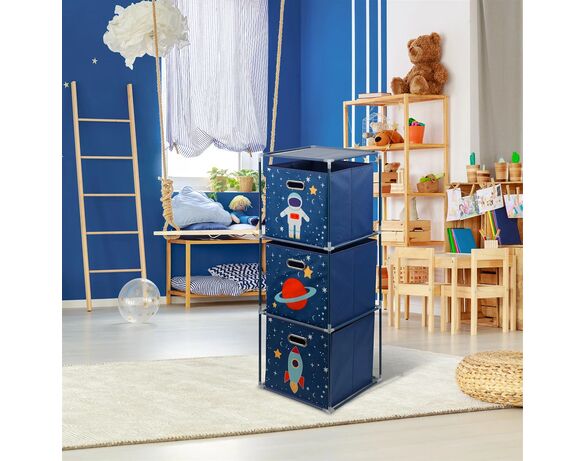 Стелаж для зберігання речей з органайзером Storage Solutions 3 шт Аврора картинка 4 купити