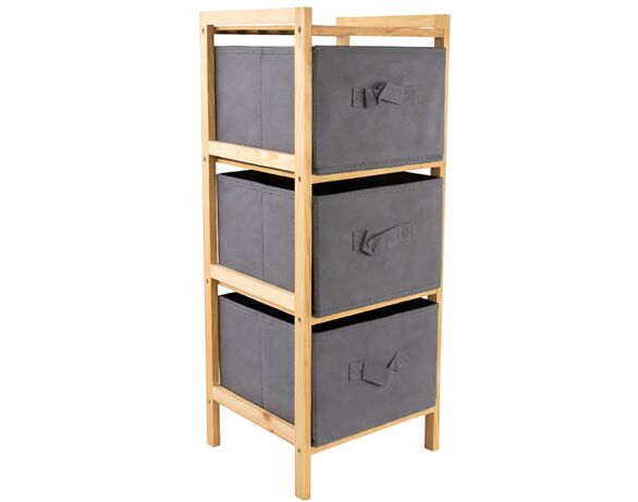 Стелаж для зберігання речей з органайзером Storage Solutions 3 шт Аврора картинка 2 з доставкою