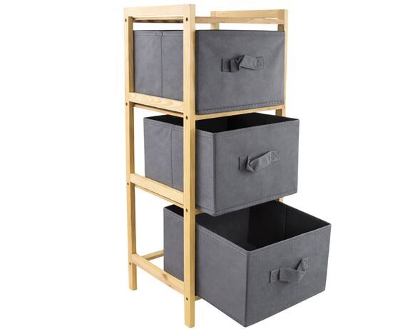 Стелаж для зберігання речей з органайзером Storage Solutions 3 шт Аврора картинка 3 фото