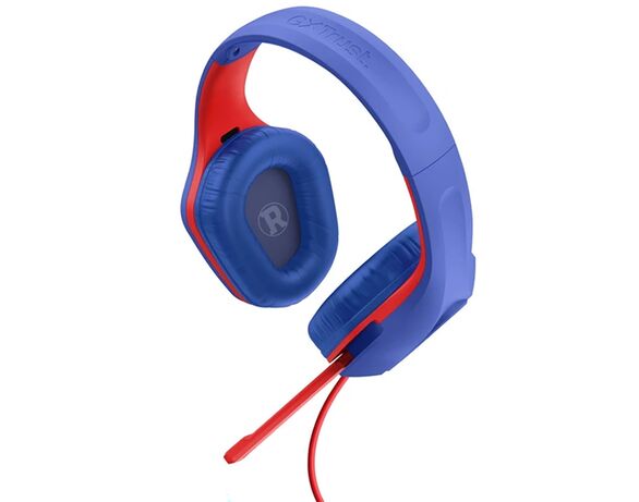 Навушники накладні дротові ігрові гарнітура Trust GXT415SM Zirox Superman сині картинка 4 в Аврорі
