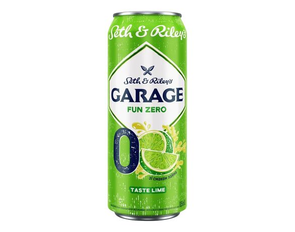 Пиво безалкогольне спеціальне Seth&Riley’s Garage Taste Lime 0,5 л Аврора картинка 2 з доставкою