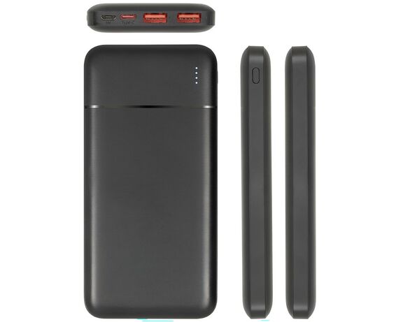 Пристрій зарядний PowerВank RIVACASE VA2031 чорний 10000mAh Аврора картинка 5 вартість
