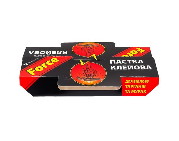 Пастка клейова від тарганів та мурах Force 1 шт Аврора картинка 2 з доставкою