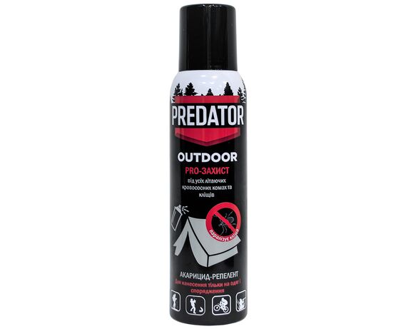 Засіб репелентний від кліщів, літніх комарів PREDATOR Outdoor аерозоль 150 мл Аврора ціна