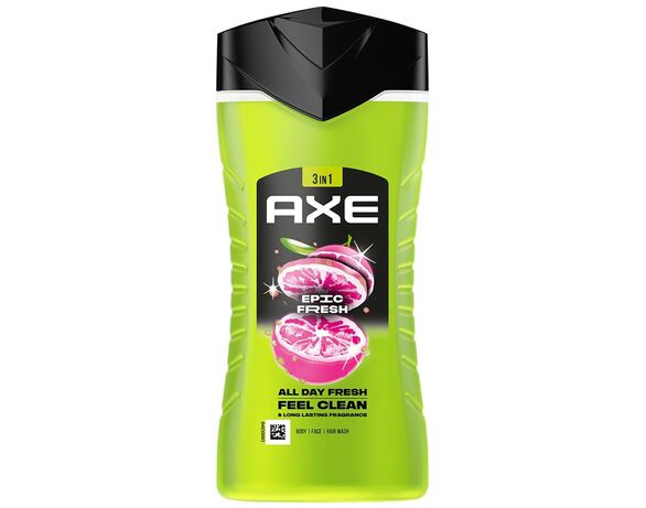 Гель для душу чоловічий 3в1 Axe Epic Fresh 250 мл Аврора відгуки