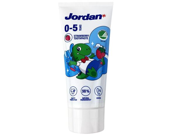 Паста зубна дитяча Jordan Kids 0-5 років, 50 мл Аврора ціна