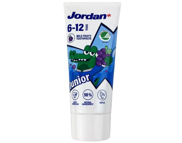 Паста зубна дитяча Jordan Junior 6-12 років, 50 мл Аврора дешево