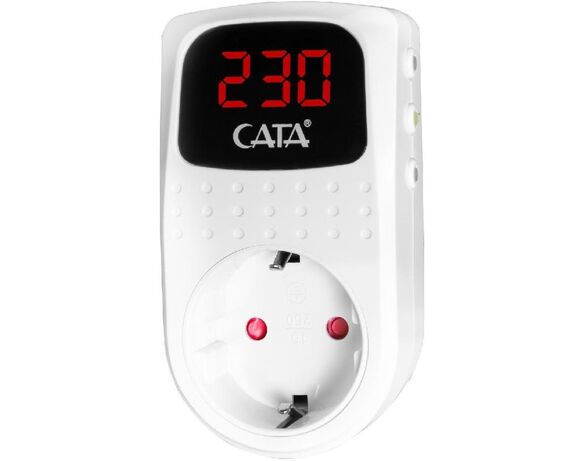 Реле контролю напруги з дисплеєм CATA CT-9187 4000Вт Аврора картинка 2 з доставкою