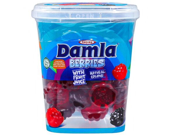 Мармелад жувальний Damla Gummy Ожина з фруктовим соком 150 г Аврора з доставкою