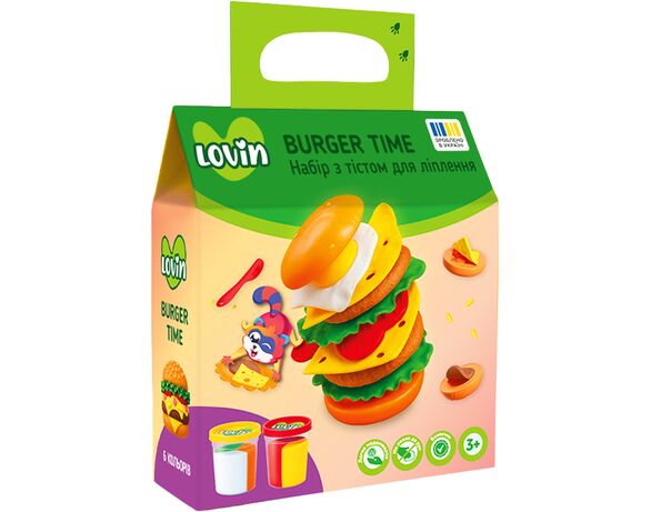 Набір тіста для ліплення Lovin Time To Eat 6 кольорів Аврора недорого