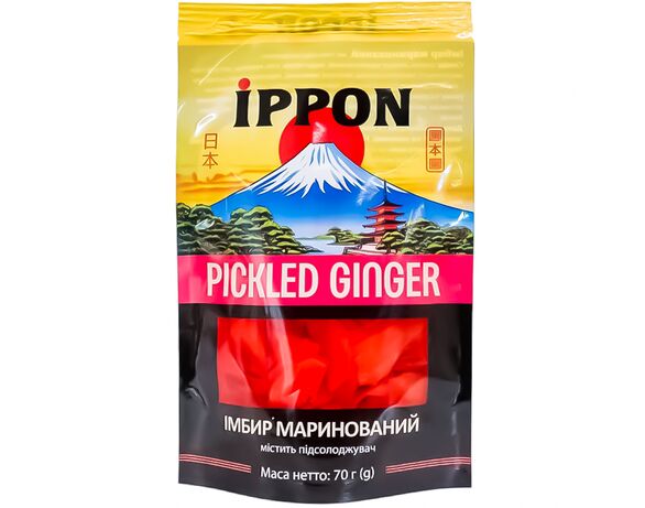 Імбир маринований IPPON 70 г Аврора дешево