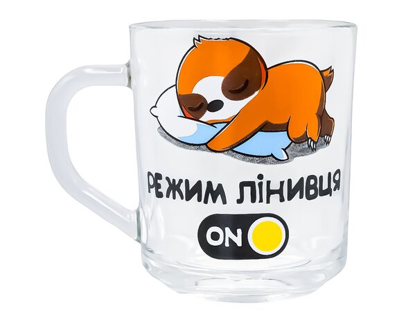 Кухоль скляний Galleryglass Сонний експерт 245 мл в інтернет-магазині Аврора