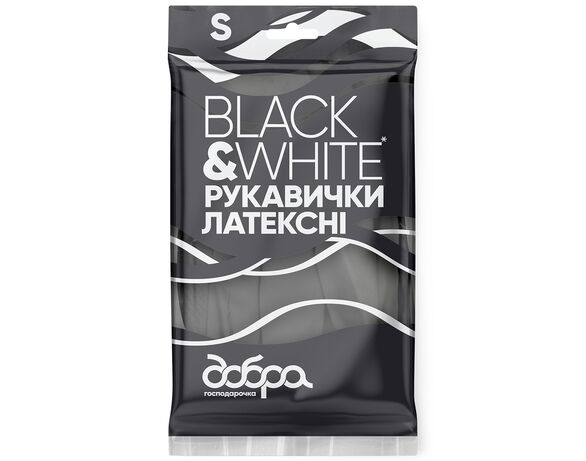 Рукавички латексні Добра господарочка B&W р.S 1 пара в Аврорі