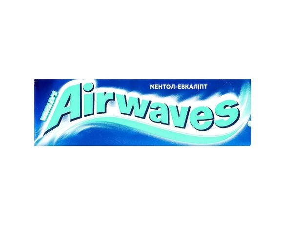 Гумка жувальна Airwaves Ментол-евкаліпт 14 г Аврора вартість