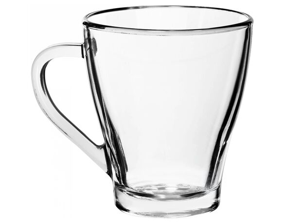 Чашка скляна UNIGLASS ROME MUG прозора 260 мл Аврора вартість