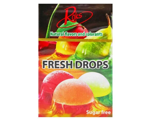 Карамель льодяникова Roks Fresh drops Без цукру 30 г Аврора дешево